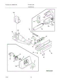 11 - Controls parts for Frigidaire Refrigerator FFHS2612LSB / from AppliancePartsPros.com