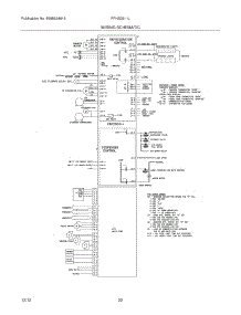 20 - Wiring Schematic parts for Frigidaire Refrigerator FFHS2611LW8 / from AppliancePartsPros.com