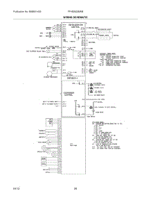 20 - Wiring Schematic parts for Frigidaire Refrigerator FFHS2622MM8 / from AppliancePartsPros.com