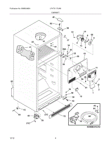 05 - Cabinet parts for Frigidaire Refrigerator LFHT2117LW8 / from AppliancePartsPros.com