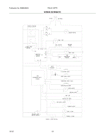 12 - Wiring Schematic parts for Frigidaire Refrigerator FGUI2149PF0 / from AppliancePartsPros.com