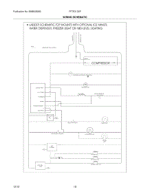10 - Wiring Schematic parts for Frigidaire Refrigerator FFTR2126PS3 / from AppliancePartsPros.com
