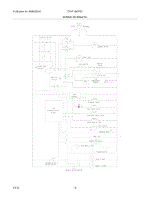 10 - Wiring Schematic parts for Frigidaire Refrigerator DFHT1843PS0 / from AppliancePartsPros.com