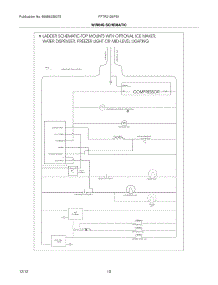 10 - Wiring Schematic parts for Frigidaire Refrigerator FFTR2126PS1 / from AppliancePartsPros.com