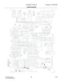 21 - Wiring Diagram parts for Frigidaire Refrigerator FFSS2622NB0 / from AppliancePartsPros.com