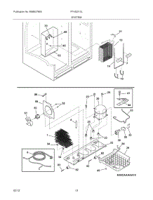 13 - System parts for Frigidaire Refrigerator FFHS2313LE8 / from AppliancePartsPros.com