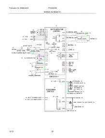 20 - Wiring Schematic parts for Frigidaire Refrigerator FFHS2322MM4 / from AppliancePartsPros.com