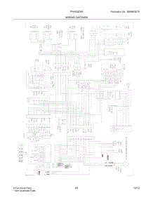 21 - Wiring Diagram parts for Frigidaire Refrigerator FFHS2322MW5 / from AppliancePartsPros.com