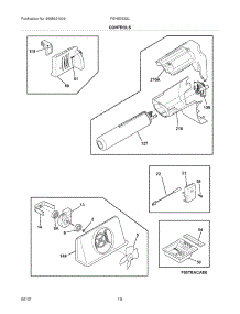 11 - Controls parts for Frigidaire Refrigerator FGHS2332LP7 / from AppliancePartsPros.com