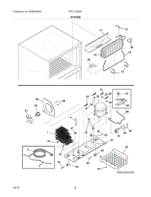 09 - System parts for Frigidaire Refrigerator FRT21G2NS1 / from AppliancePartsPros.com