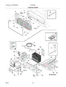 11 - Cooling System parts for Frigidaire Refrigerator LGUB2642LP9 / from AppliancePartsPros.com