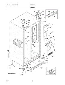 07 - Cabinet parts for Frigidaire Refrigerator FFSC2323LS6 / from AppliancePartsPros.com
