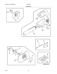 11 - Controls parts for Frigidaire Refrigerator FFSC2323LE6 / from AppliancePartsPros.com