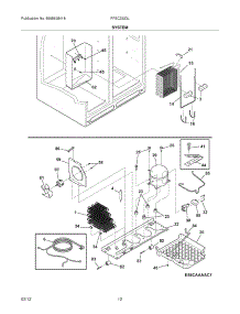 13 - System parts for Frigidaire Refrigerator FFSC2323LE6 / from AppliancePartsPros.com