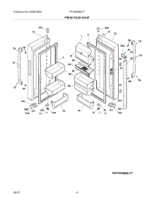 05 - Fresh Food Doors parts for Frigidaire Refrigerator FPHN2899LF7 / from AppliancePartsPros.com
