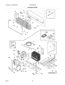 11 - Cooling System parts for Frigidaire Refrigerator FPHB2899LFB / from AppliancePartsPros.com