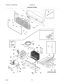 11 - Cooling System parts for Frigidaire Refrigerator LGHN2844MP5 / from AppliancePartsPros.com