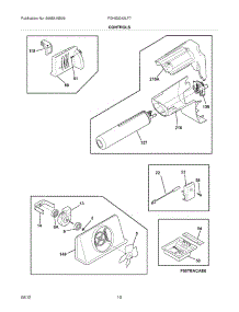 11 - Controls parts for Frigidaire Refrigerator FGHS2342LF7 / from AppliancePartsPros.com