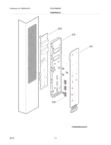 13 - Controls parts for Frigidaire Refrigerator FPHG2399MF6 / from AppliancePartsPros.com