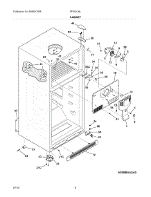05 - Cabinet parts for Frigidaire Refrigerator FFHI2126LS6 / from AppliancePartsPros.com