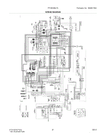 21 - Wiring Diagram parts for Frigidaire Refrigerator FPHS2386LF6 / from AppliancePartsPros.com