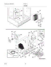 13 - System parts for Frigidaire Refrigerator FFHS2611LB6 / from AppliancePartsPros.com