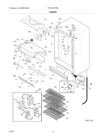 05 - Cabinet parts for Frigidaire Refrigerator FCRS201RFB6 / from AppliancePartsPros.com