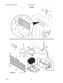 07 - System parts for Frigidaire Refrigerator FCRS201RFB6 / from AppliancePartsPros.com