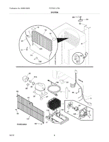 07 - System parts for Frigidaire Freezer FCFS201LFB4 / from AppliancePartsPros.com