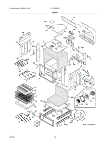 07 - Body parts for Frigidaire Range PLCS389ECI / from AppliancePartsPros.com