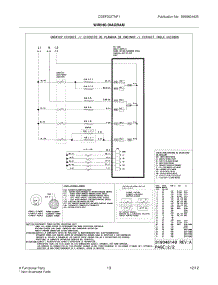 11 - Wiring Diagram parts for Frigidaire Range CGEF302TNF1 / from AppliancePartsPros.com