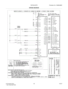 11 - Wiring Diagram parts for Frigidaire Range FGEF304DKFE / from AppliancePartsPros.com