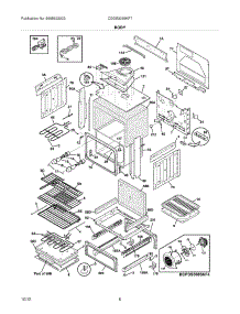 07 - Body parts for Frigidaire Range CGDS3065KF7 / from AppliancePartsPros.com