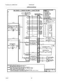 10 - Wiring Diagram parts for Frigidaire Range FGEF300DNBA / from AppliancePartsPros.com