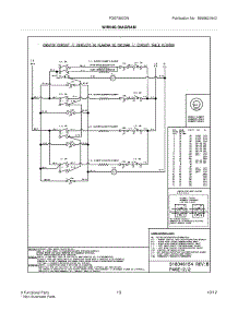 11 - Wiring Diagram parts for Frigidaire Range FGEF300DNBA / from AppliancePartsPros.com