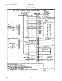 10 - Wiring Diagram parts for Frigidaire Range FGEF300DNFA / from AppliancePartsPros.com