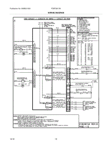 10 - Wiring Diagram parts for Frigidaire Range FGEF301DNWA / from AppliancePartsPros.com