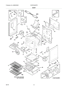 07 - Body parts for Frigidaire Range CGGF3032MFD / from AppliancePartsPros.com