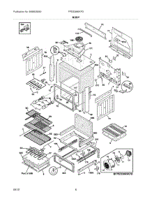 07 - Body parts for Frigidaire Range FPDS3085KFG / from AppliancePartsPros.com