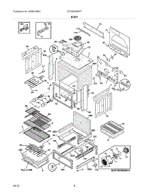 07 - Body parts for Frigidaire Range CPDS3085KF7 / from AppliancePartsPros.com