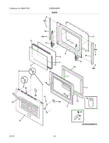 09 - Door parts for Frigidaire Range CGES3065KF6 / from AppliancePartsPros.com