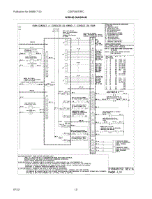 10 - Wiring Diagram parts for Frigidaire Range CGEF306TMFC / from AppliancePartsPros.com