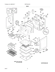 05 - Body parts for Frigidaire Range BKEF3048LSK / from AppliancePartsPros.com