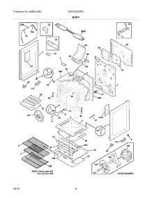 07 - Body parts for Frigidaire Range CGGF3032MFC / from AppliancePartsPros.com
