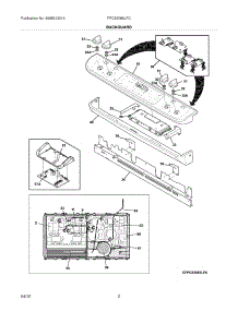 03 - Backguard parts for Frigidaire Range FPCS3085LFC / from AppliancePartsPros.com