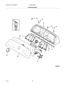 07 - Control Panel parts for Frigidaire Washer FAHE4044MW0 / from AppliancePartsPros.com