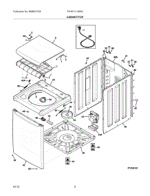 03 - Cabinet / Top parts for Frigidaire Washer FAHE1011MW0 / from AppliancePartsPros.com