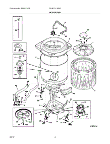 05 - Motor / Tub parts for Frigidaire Washer FAHE1011MW0 / from AppliancePartsPros.com