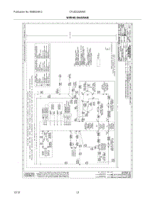 12 - Wiring Diagram parts for Frigidaire Washer Dryer Combo CFLE2022MW0 / from AppliancePartsPros.com