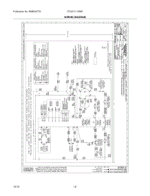 12 - Wiring Diagram parts for Frigidaire Washer Dryer Combo CFLE1011MW0 / from AppliancePartsPros.com